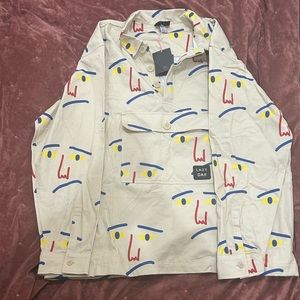 Lazy Oaf artist smock popover jacket